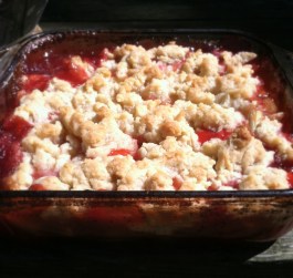 Rhubarb Crumble